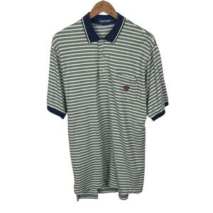 PO841 Men’s Polo Ralph Lauren Designer Striped Short Sleeve Polo Shirt L